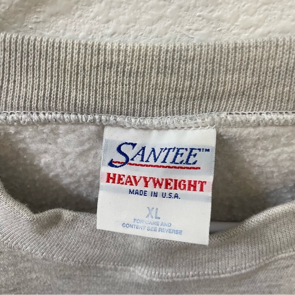 Santee Foxes pullover sweatshirt gray xl - Picture 3 of 4
